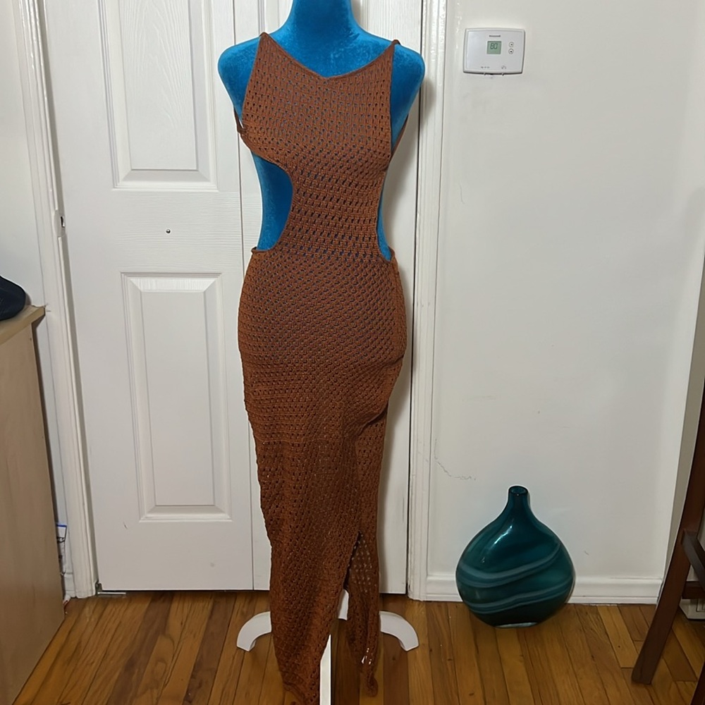 Savannah Morrow Tia Dress Cut Out Maxi Women’s XS - Picture 3 of 8